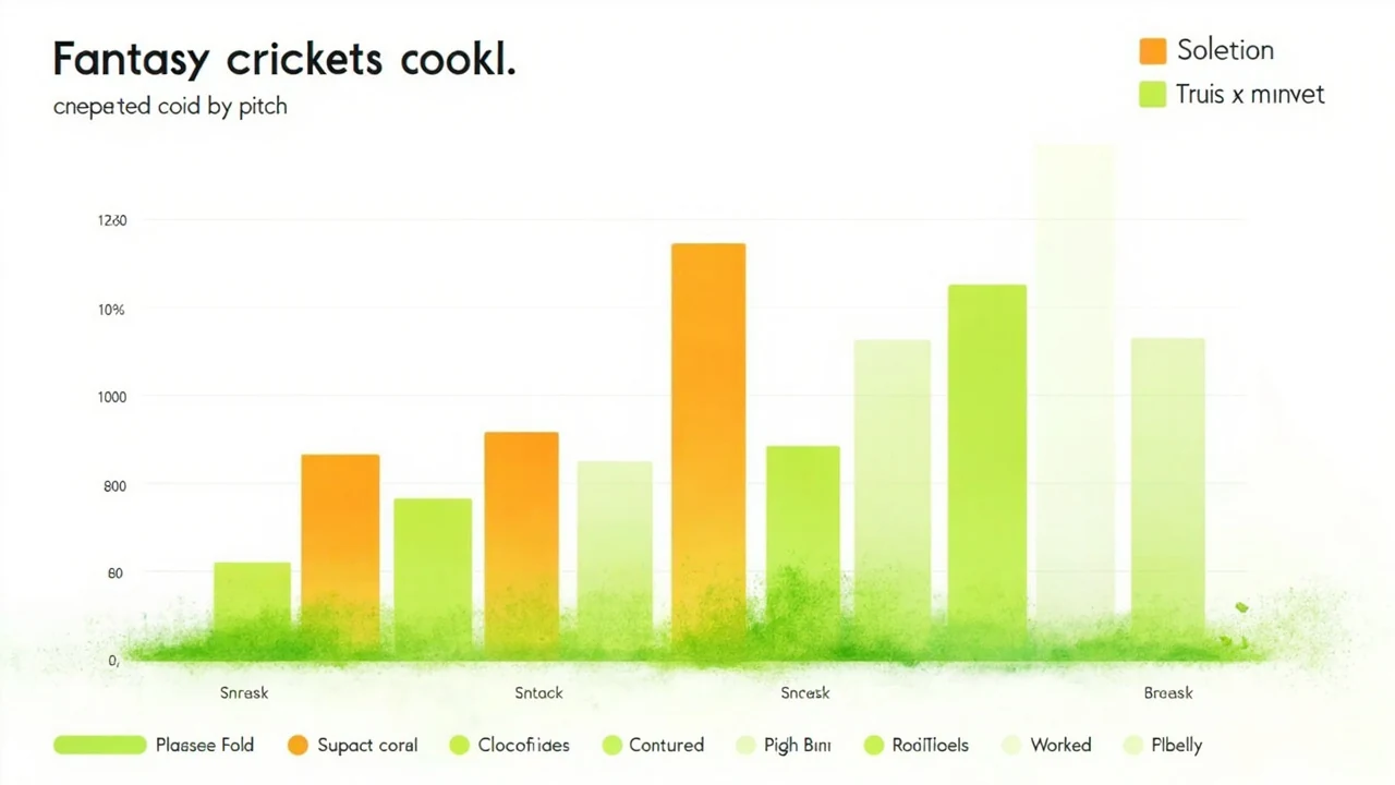 Fantasy points upside by pitch surface type bar chart IPL 2026